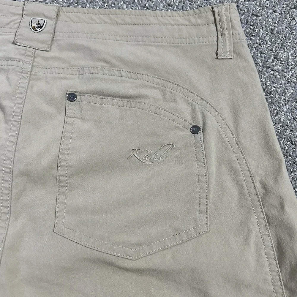 KÜHL Beige Splash Shorts -Women's 12-Hiking Outdoor 6.5